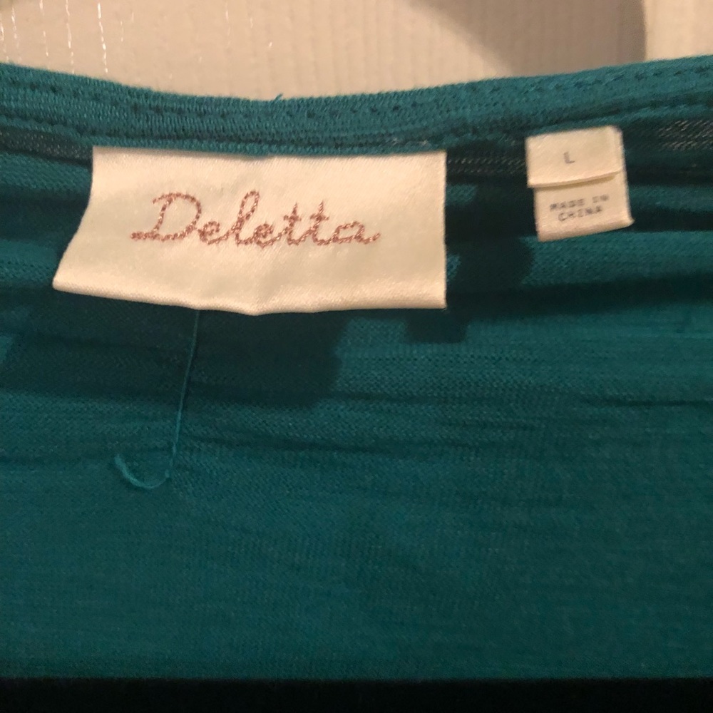 Deletta Large Green Top Scrounge Knot Front - Picture 3 of 3